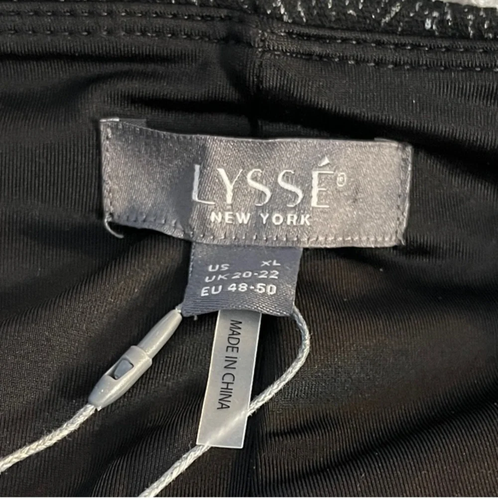 NWT Lysse Tall Black Plaid Pull On Wide Leg Pants XL - Picture 7 of 9